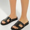 Dune London LOUPA - BLACK-Women Flat Sandals