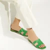 Dune London LOUPE - GREEN-Women Flat Sandals