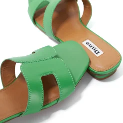 Dune London LOUPE - GREEN-Women Flat Sandals