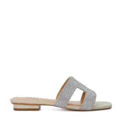 Dune London LOUPE - SILVER-Women Flat Sandals