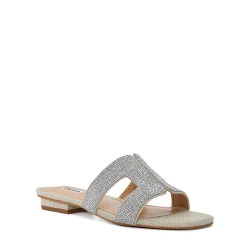 Dune London LOUPE - SILVER-Women Flat Sandals