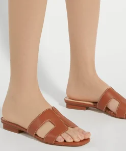 Dune London LOUPE - TAN-Women Flat Sandals