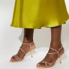 Dune London MAJESTYS - GOLD-Women Heeled Sandals | Wide Fit Sandals