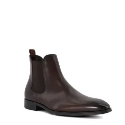 Dune London MANDATORY - DARK BROWN-Men Smart Boots | Chelsea Boots