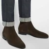 Dune London MANTLE - DARK BROWN-Men Smart Boots | Chelsea Boots