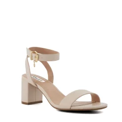 Dune London MEMEE - ECRU-Women Heeled Sandals | Block Heeled Sandals
