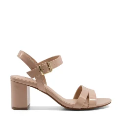 Dune London MERISA - NUDE-Women Heeled Sandals | Block Heeled Sandals