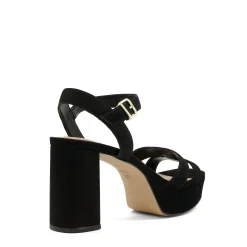 Dune London MOLTEN - BLACK-Women Heeled Sandals | Block Heeled Sandals