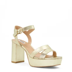 Dune London MOLTEN - GOLD-Women Heeled Sandals | Block Heeled Sandals
