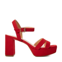 Dune London MOLTEN - RED-Women Heeled Sandals | Block Heeled Sandals