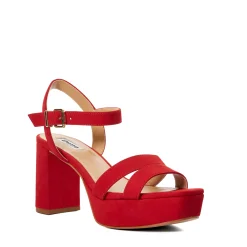 Dune London MOLTEN - RED-Women Heeled Sandals | Block Heeled Sandals