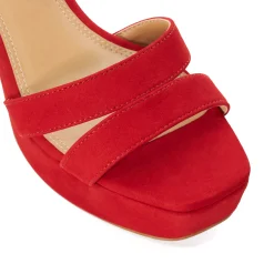 Dune London MOLTEN - RED-Women Heeled Sandals | Block Heeled Sandals