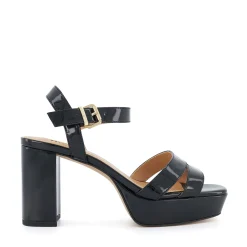 Dune London MOLTON - BLACK-Women Heeled Sandals | Block Heeled Sandals