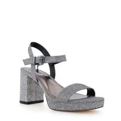 Dune London MOTIVE - PEWTER-Women Heeled Sandals | Block Heeled Sandals