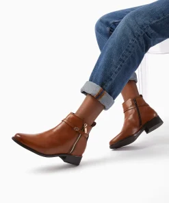 Dune London PAP - TAN-Women Ankle Boots