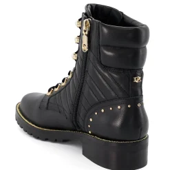 Dune London PEARLESCENT - BLACK-Women Biker Boots | Ankle Boots