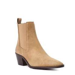 Dune London PEXAS - SAND-Women Ankle Boots | Western Cowboy Boots