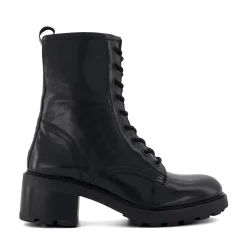 Dune London PHENOMENAL - BLACK-Women Winter Boots | Biker Boots