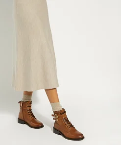 Dune London PHYLLIS - TAN-Women Winter Boots | Biker Boots