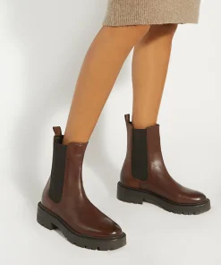 Dune London PICTURE - DARK TAN-Women Winter Boots | Chelsea Boots