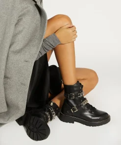Dune London PLAZAS - BLACK-Women Black Boots