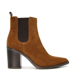 Dune London PREA - TAN-Women Western Cowboy Boots | Ankle Boots