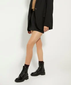 Dune London PRESS - BLACK-Women Winter Boots | Biker Boots