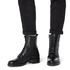 Dune London PRESTONE - BLACK-Women Winter Boots | Biker Boots