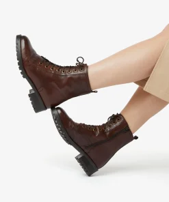 Dune London PRESTONE - BROWN-Women Winter Boots | Biker Boots