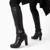 Dune London SABRENA - BLACK-Women Knee High Boots