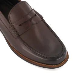 Dune London SAMSON - BROWN-Men Smart Shoes | Loafers