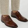 Dune London SECRECY - DARK TAN-Men Smart Shoes