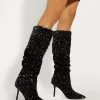 Dune London SENSATIONAL - BLACK-Women Knee High Boots