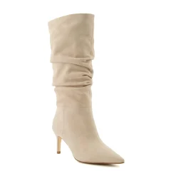 Dune London SLOUCH - SAND-Women Knee High Boots