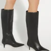 Dune London SMOOTH - BLACK-Women Knee High Boots