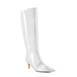Dune London SMOOTH - SILVER-Women Knee High Boots