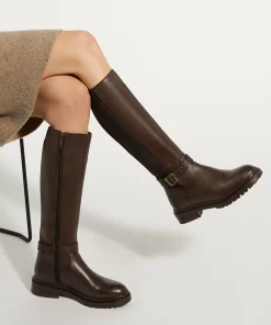 Dune London TELLER - BROWN-Women Knee High Boots