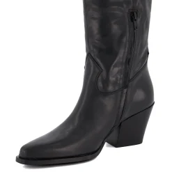 Dune London TENNESSEE - BLACK-Women Western Cowboy Boots | Knee High Boots