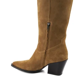 Dune London TENNESSEE - TAUPE-Women Western Cowboy Boots | Knee High Boots