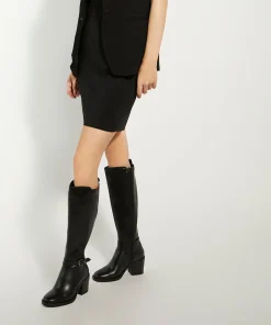 Dune London TRANCE - BLACK-Women Winter Boots | Knee High Boots
